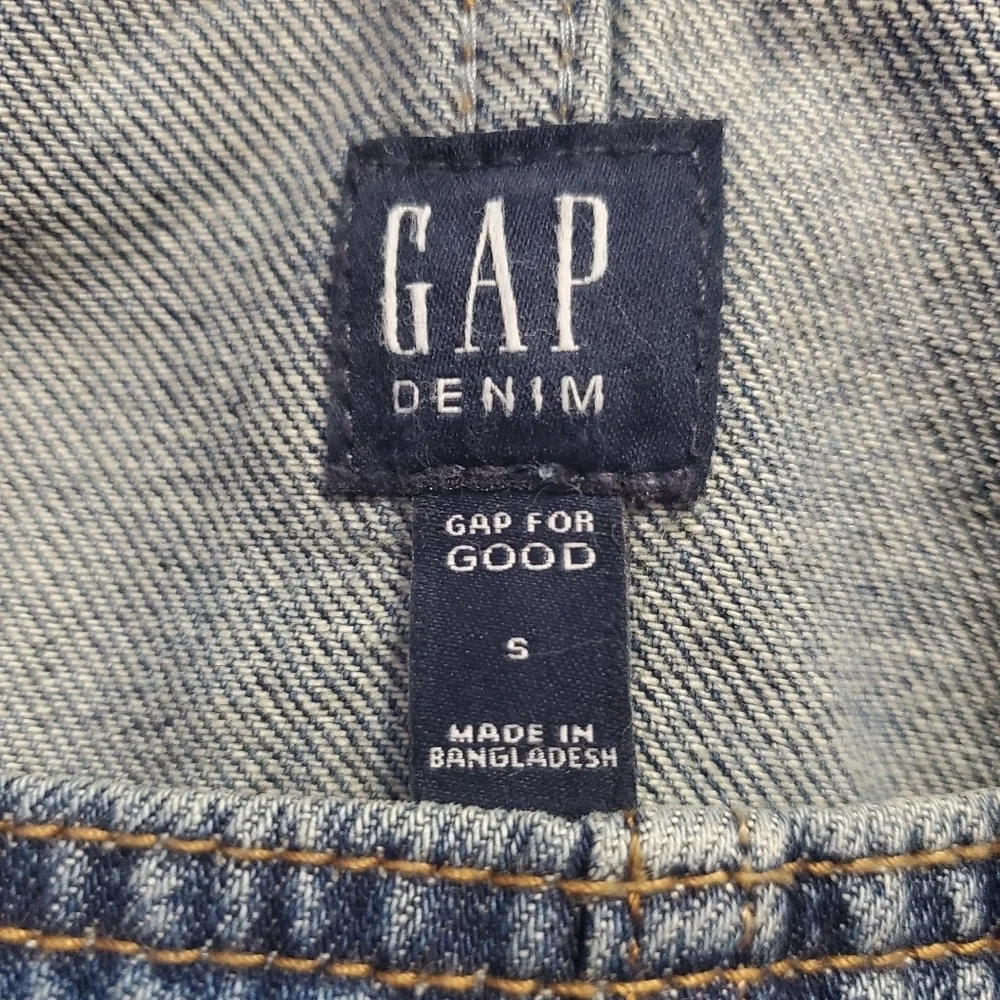 GAP Kids Girl's Denim Shortalls Overall Shorts Summer S 6-7